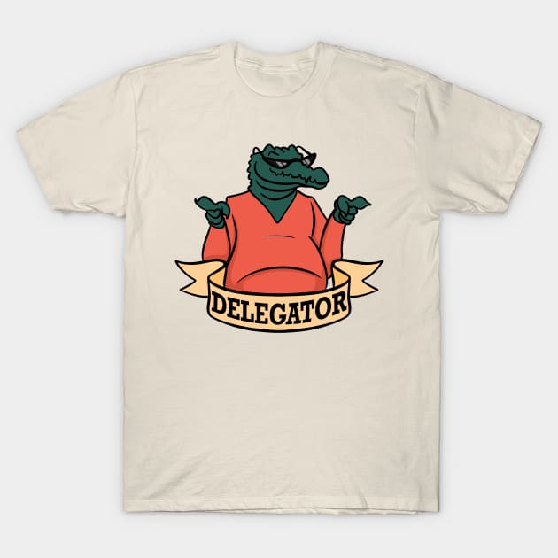 Delegator T-Shirt by rocksandcolors